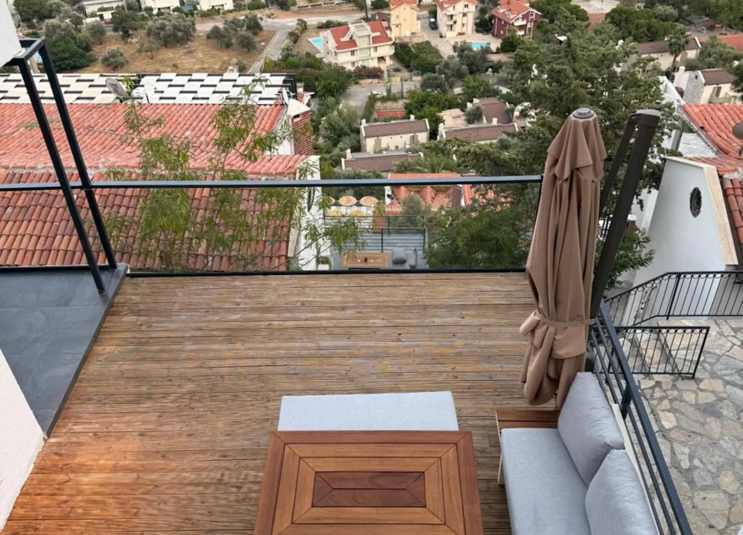 Mavinin ve Yeşilin dansı Apartment Marmaris